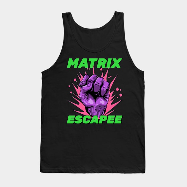 Matrix Escapee Gamer Tank Top by KORP